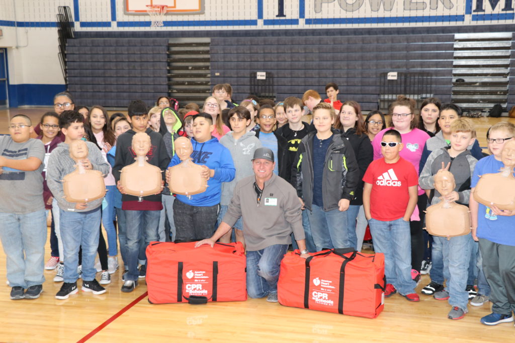 jag metals donates cpr kits to weatherford isd