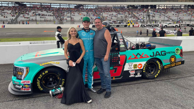 JAG Metals Leads Sponsorship for New NASCAR Driver Derek Lemke and Soon-To-Be Wife & Also NASCAR Driver Natalie Decker