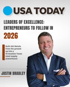 USA TODAY Features Justin Bradley: Entrepreneurs to Follow in 2026