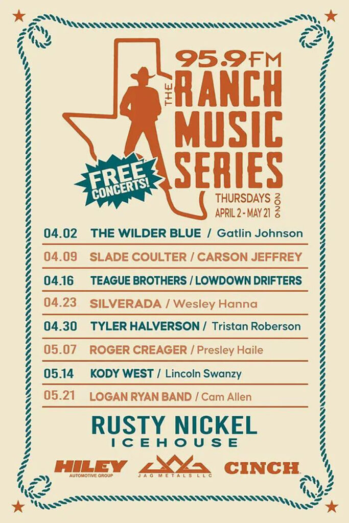 FREE Music Brought to You by JAG Metals: Kicking Off the 2026 Ranch Music Series